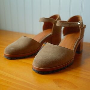 Portland Leather Goods Block Heeled Mary Jane